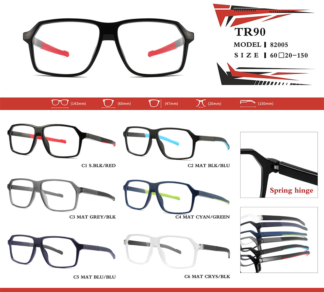 TR90 Glasses OY82005 Size Colors Detail Shooting