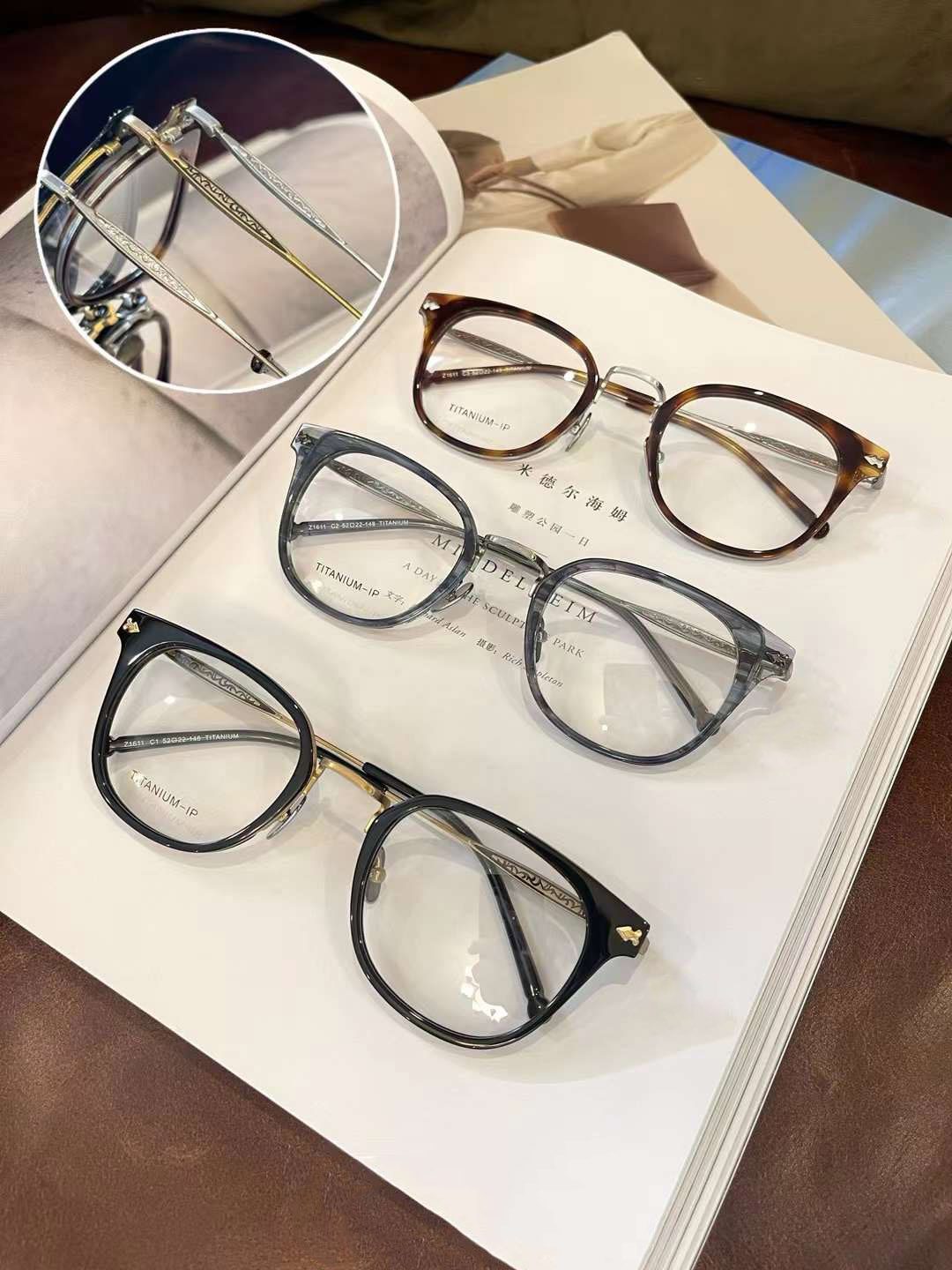 Titanium Eyeglass Frames OYZ1613-2