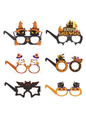 Wholesale Halloween Party Decoration Paper Glasses HA0001