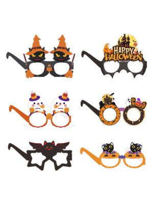 Wholesale Halloween Party Decoration Paper Glasses HA0001