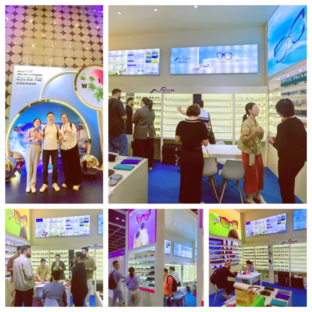 Ouyuan Eyewear 2024 HK Optical Fair Booth Gallery