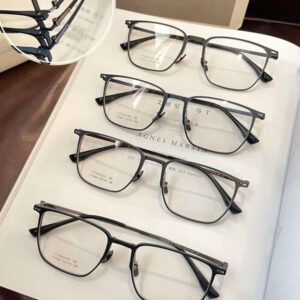 Winter New Men's Business Aluminum Titanium Optical Glasses-1