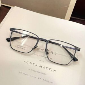 Winter New Men's Business Aluminum Titanium Optical Glasses-2