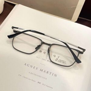 Winter New Men's Business Aluminum Titanium Optical Glasses7