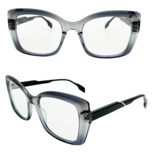 Butterfly Shape Translucent Acetate Eyeglasses Frame NOA24167 C1 52-20-145