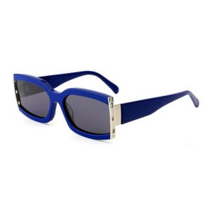 Metal Acetate Mixed Bow Sunglasses-2