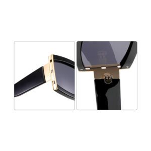 Metal Acetate Mixed Bow Sunglasses-6