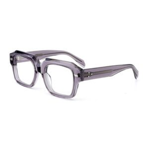 Multifaceted Three Dimensional Square Acetate Eyeglasses-3