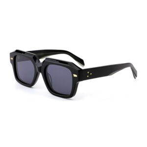 Multifaceted Three Dimensional Square Acetate Sunglasses-1