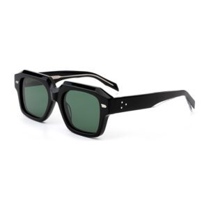 Multifaceted Three Dimensional Square Acetate Sunglasses-2