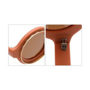 Round Double Ring Bicolor Acetate Sunglasses-7