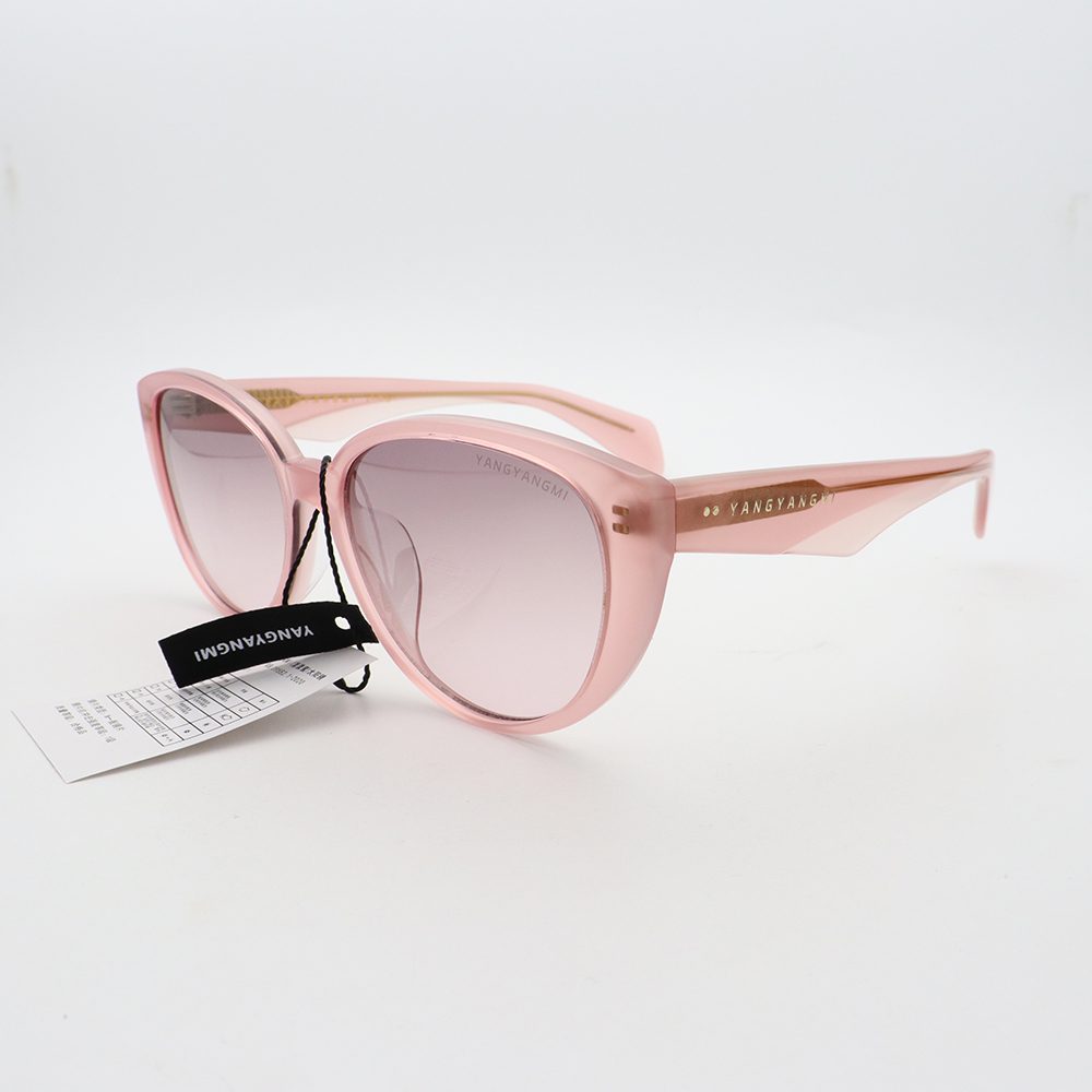Premiere Nylon Polarized Cat Eye Acetate Women's Sunglasses, Pink, Side Display