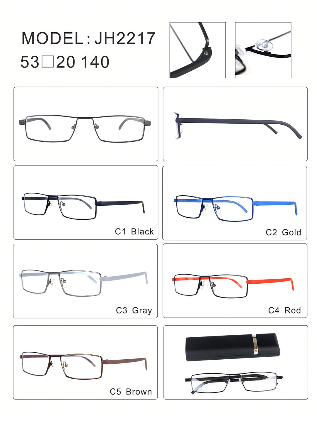 Reading Glasses - JH2217 - Product Detail - Colors