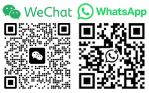 QR Code of Ella's WhatsApp and Wechat