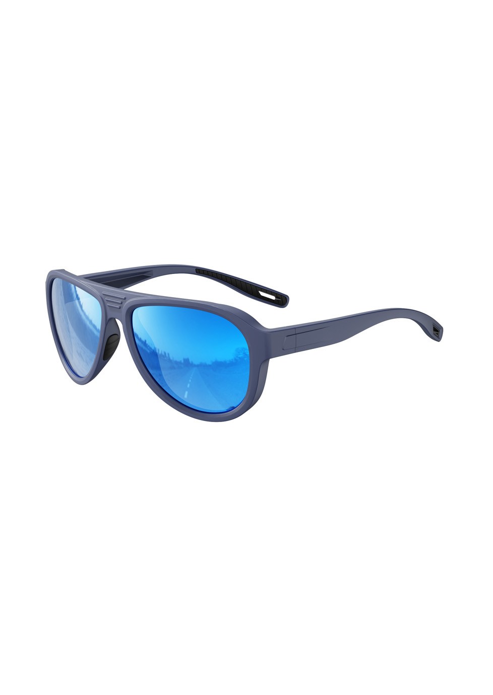Fishing Sunglasses 2026523 sku4 -Muted Dark Gray - Ice Blue