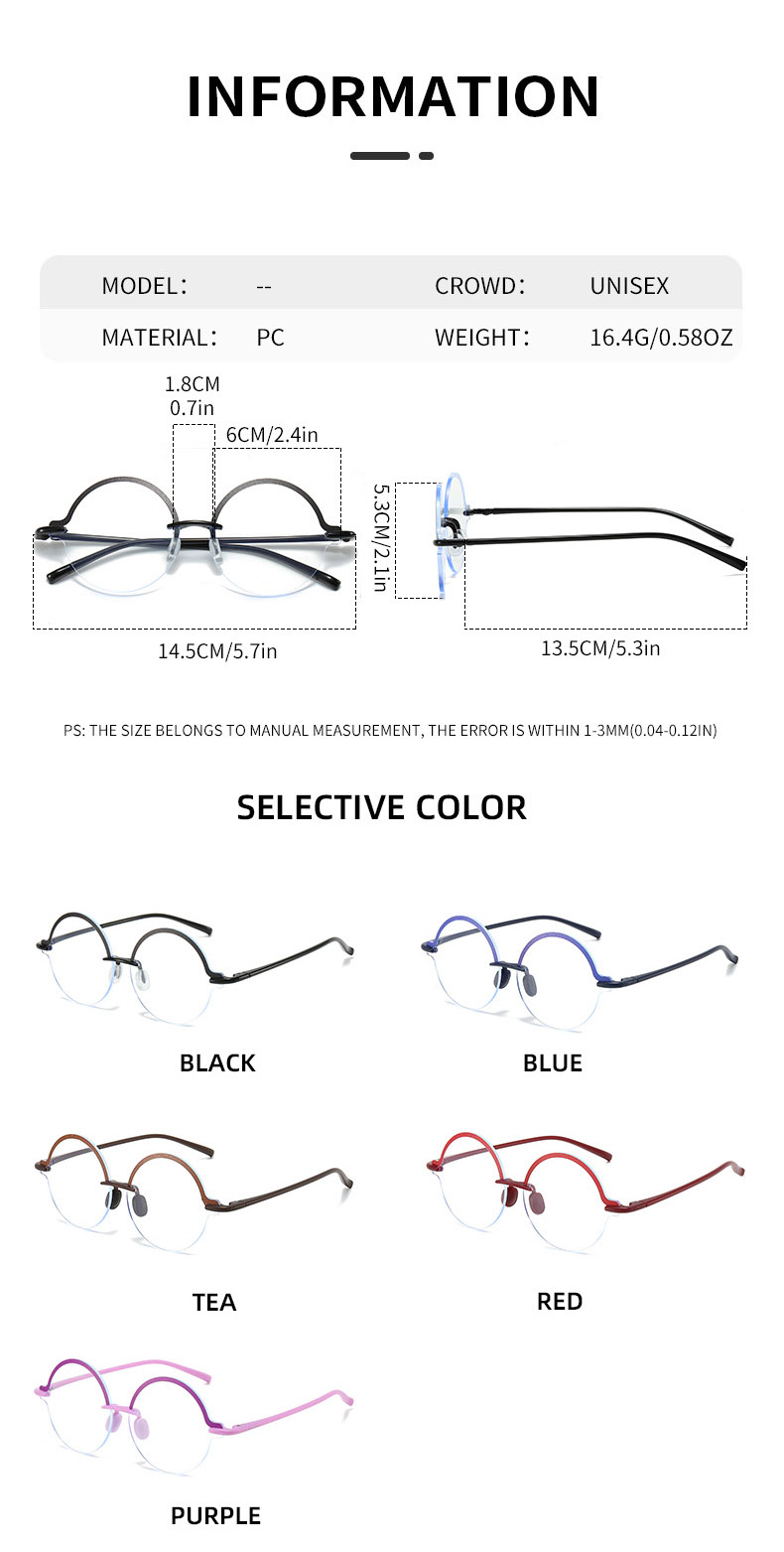 Reading Glasses 2026651 Production Information