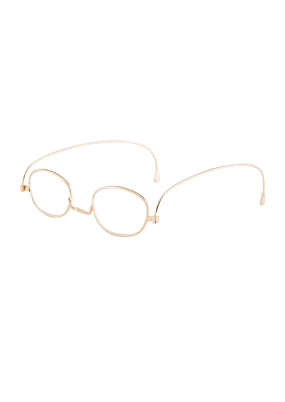 Reading Glasses 601116 sku-2-Gold, Flat-folding Frame, Metal, Gold