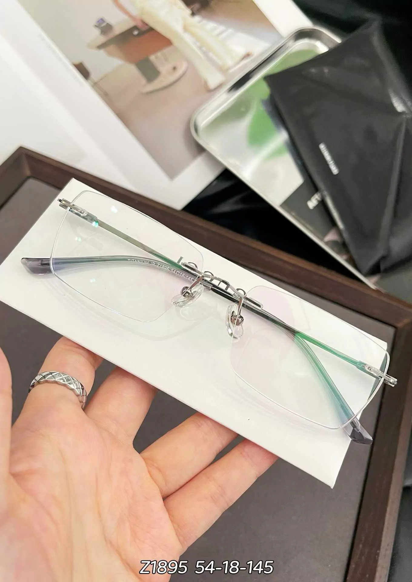 Rimless Titanium Glasses Z1895