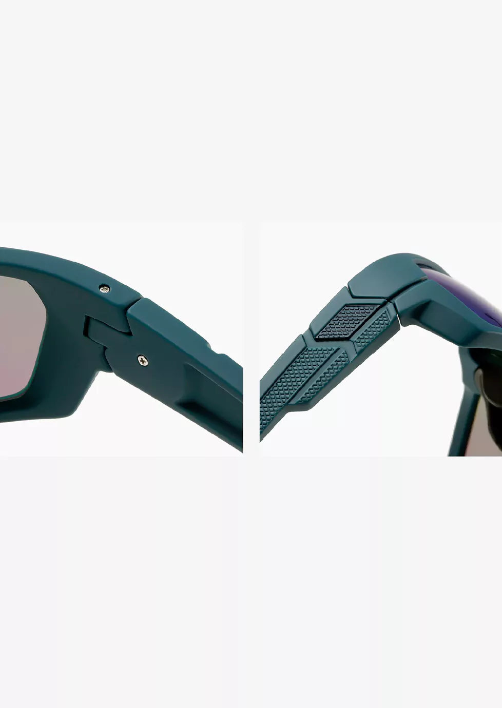 Curved Sunglasses 2618202 - Detail View - Endpieces - Hinges - Temple - Screw