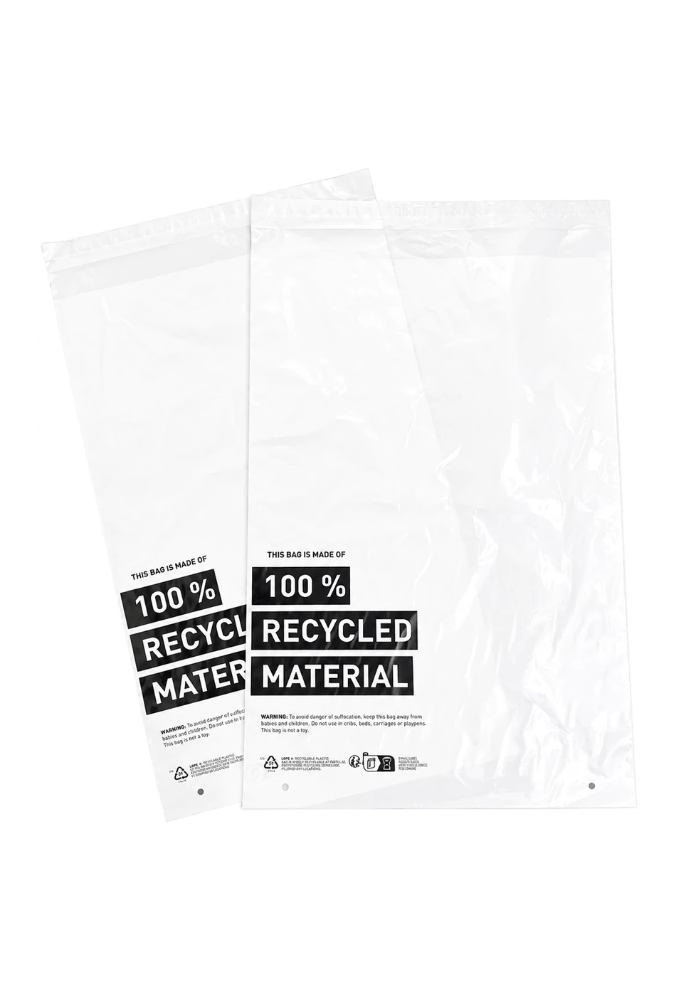 Poly Bag for Eyewear - Mono-LDPE - Complies with EU PPWR Standards - B00001