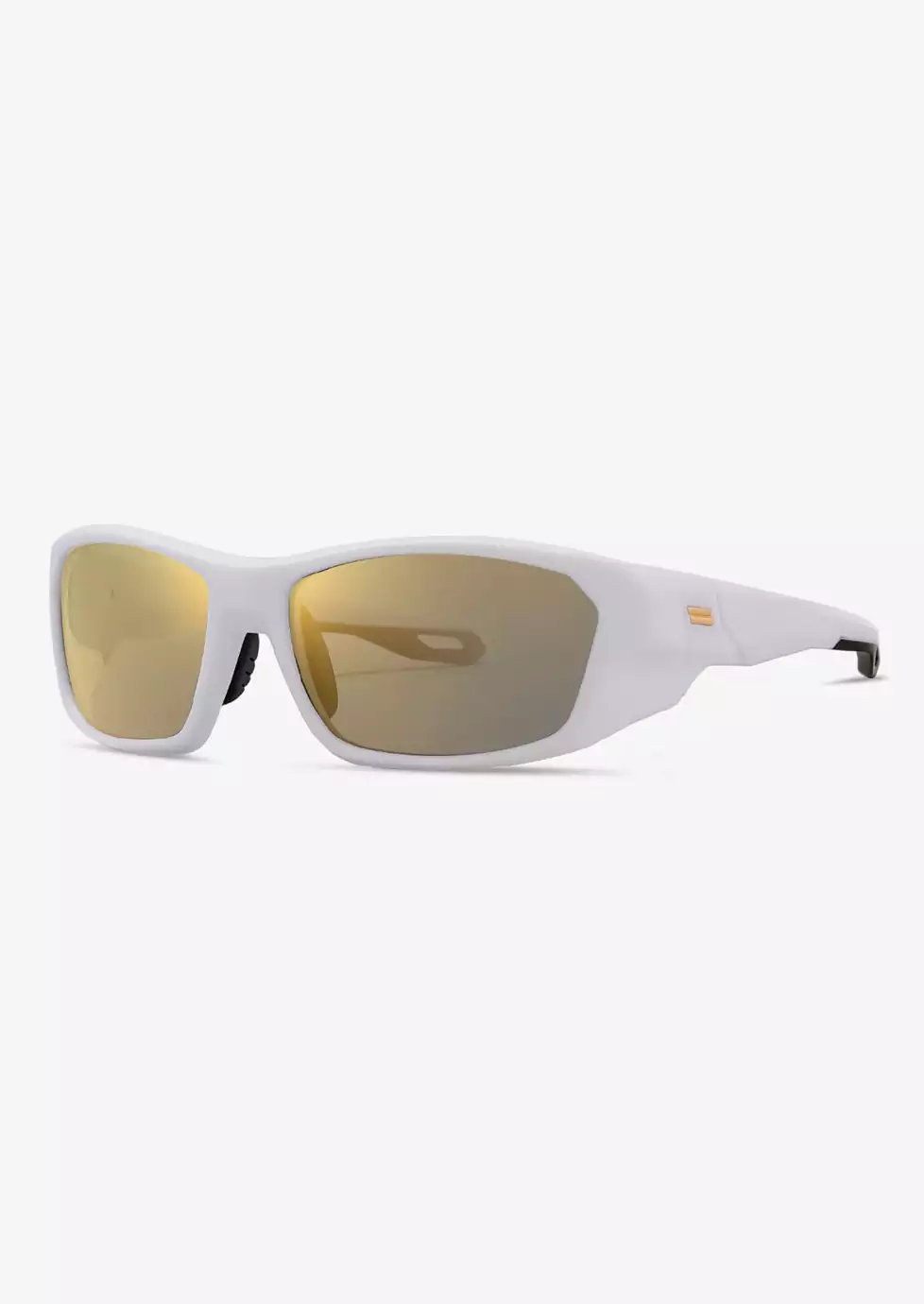 Wraparound Sunglasses 2618201 - Matte White - Golden - C6 - Sport Style
