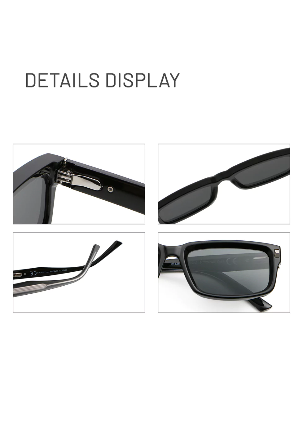 Sunglasses S309812-C8 Details Display
